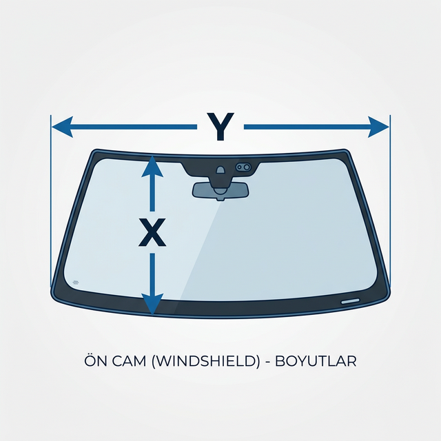 Cam Ölçüm Rehberi (X ve Y)